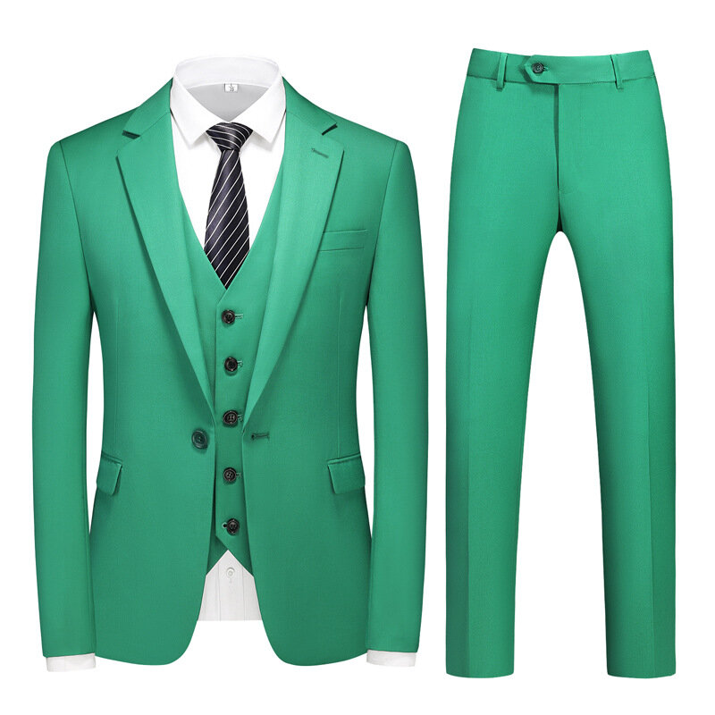 J65 Groomsmen suits groom wedding business casual slim jacket small suit