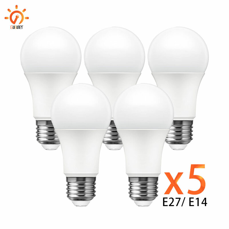 Lampe LED à intensité variable en aluminium, Real Lam138, Lampes de table, Inda E14, AC 220V, 20W, 18W, 15W, 12W, 9W, 5W, 3W, 5 pièces