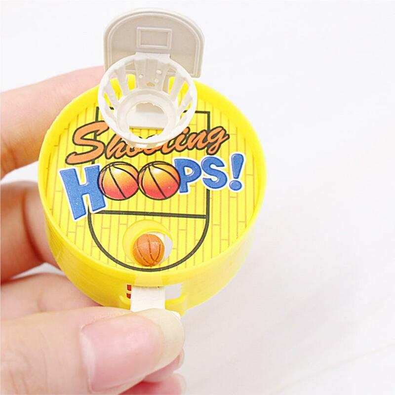 Mini juguete de baloncesto para dedos, exquisito juguete de escritorio, ahorro de espacio, tamaño compacto, multicolor, juguetes de interacción atractivos, 5 uds.