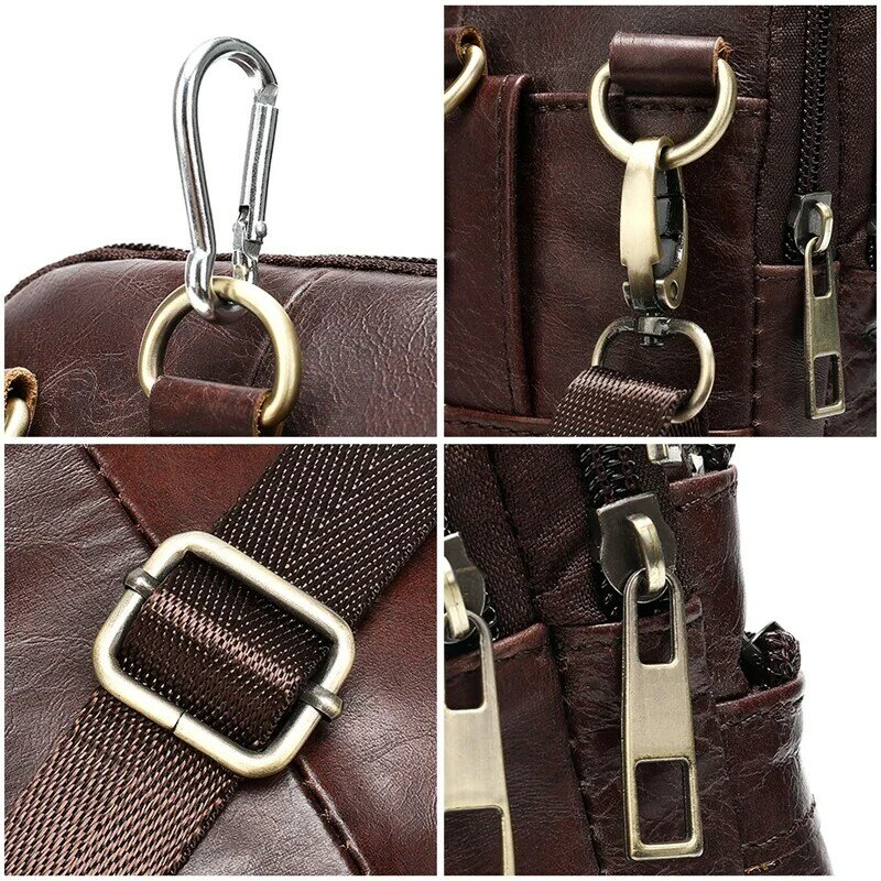 WESTAL Engraved Small Men's Shoulder Bag for Men Genuine Leather Crossbody Bags Mini Male Phone Bags Belts Flap Messenger 7538
