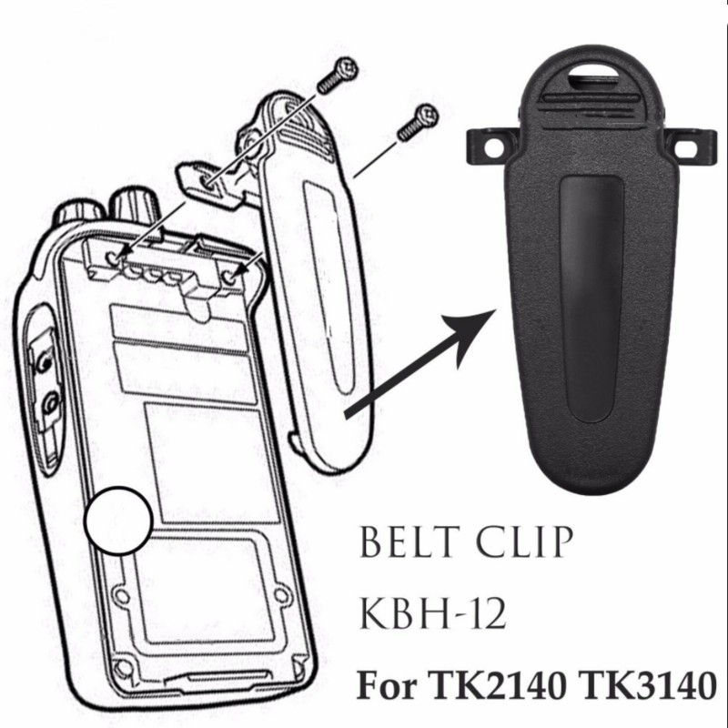 5pcs Replacement  KBH12 Belt Clip For TK2140 NX220 NX320 NX420 TK3173 TK2360 Two Way Radios