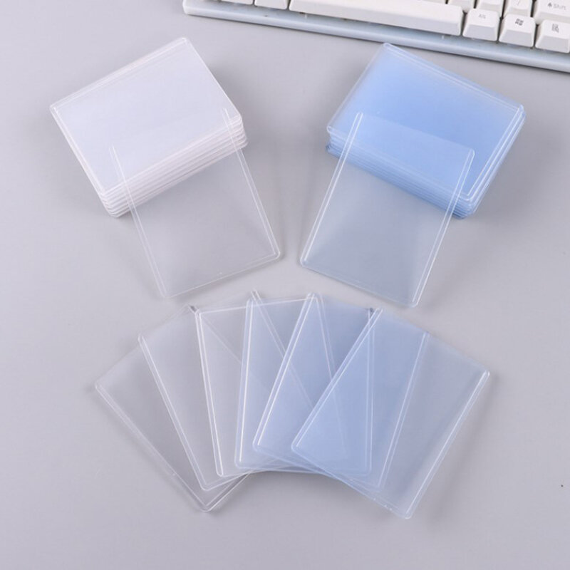 10 PCS photogcards Film Protector Idol Photo Sleeves Holder con Screen Protector School Stationery