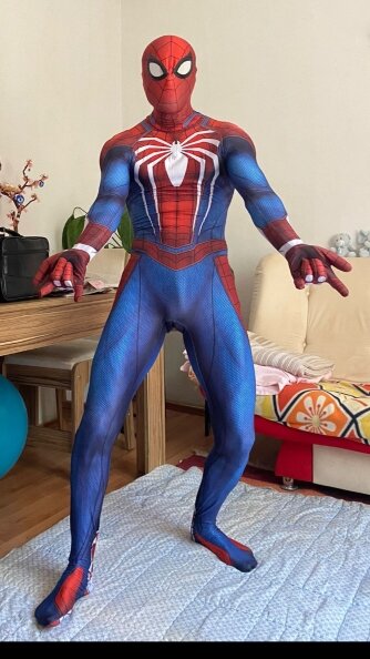 Spiderman Halloween traje para adultos e crianças, bodysuit, zentai, macacão, jogo PS4, insónias, super-herói Cosplay, meninos