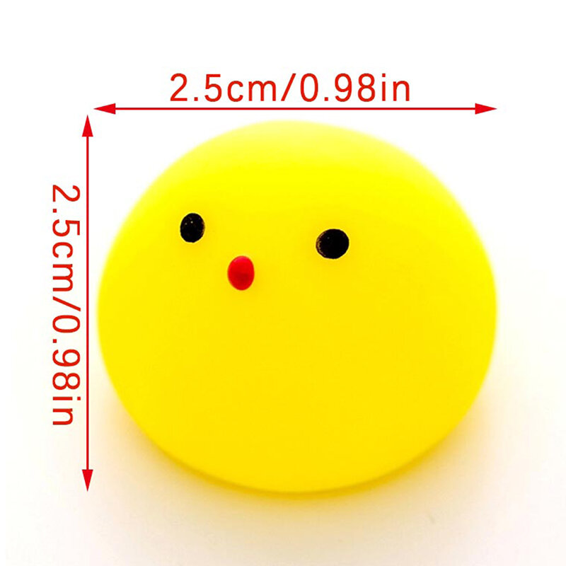 1Pc Anti Stress Chick Mochi Relief Toys For Adult Kids Anti Stress antietress Ball Funny Birthday Party Gift Fidget Toys