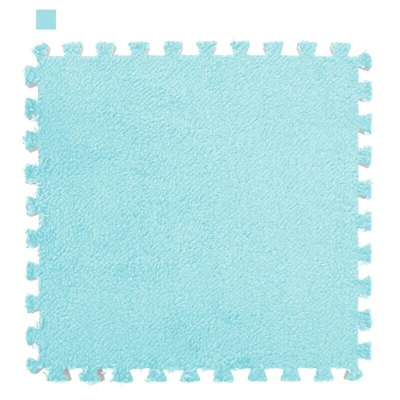 30x30 bricolage puzzle en peluche Shaggy tapis bébé enfants Puzzles tapis jeu tapis chaud tapis jeu carré