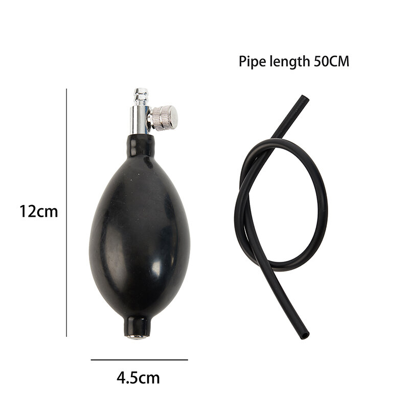 • Tonometro sfera pressione sanguigna trattore cervicale accessorio lattice gonfiaggio aria palloncino pompa lampadina + tubo di collegamento valvola