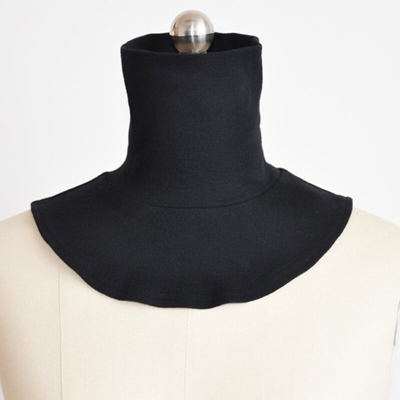 Multicolor Modal Turtleneck Fake Collar Islamic Hijab Extensions Collars solid Color Neck Cover Half Top False Shirt Collar