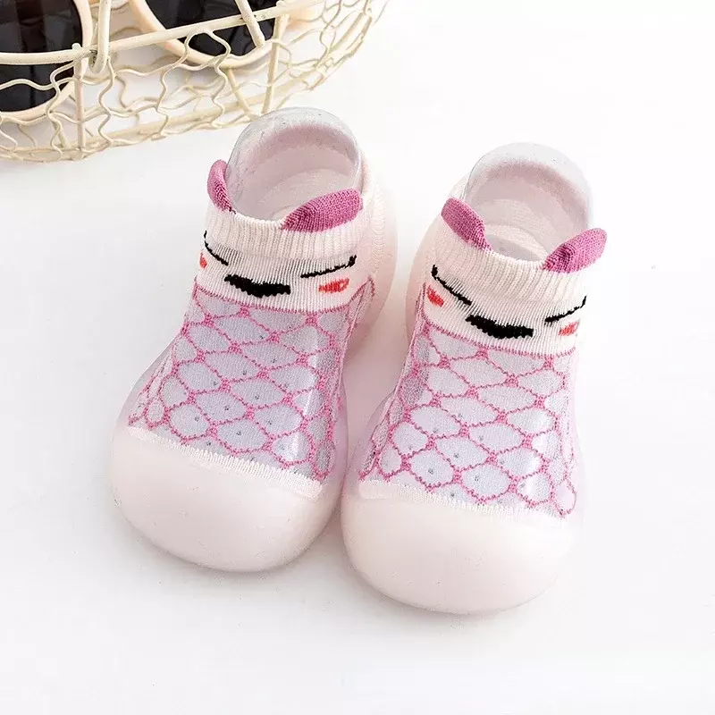 Sapatos de verão antiderrapantes para bebê, sandálias de fundo macio para meninos e meninas de 0 a 1 anos de idade