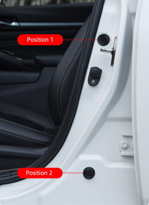 10Pcs Stoßdämpfer Silikon Schutz Aufkleber Universal Auto Tür Schock Aufkleber Absorber Dichtungen Auto Exterior Zubehör