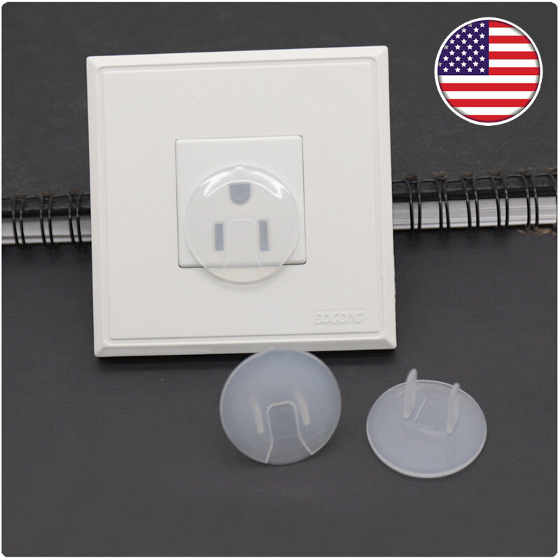 1pack Outlet Plug Covers Clear Child Proof Electrical Protector Safety Caps