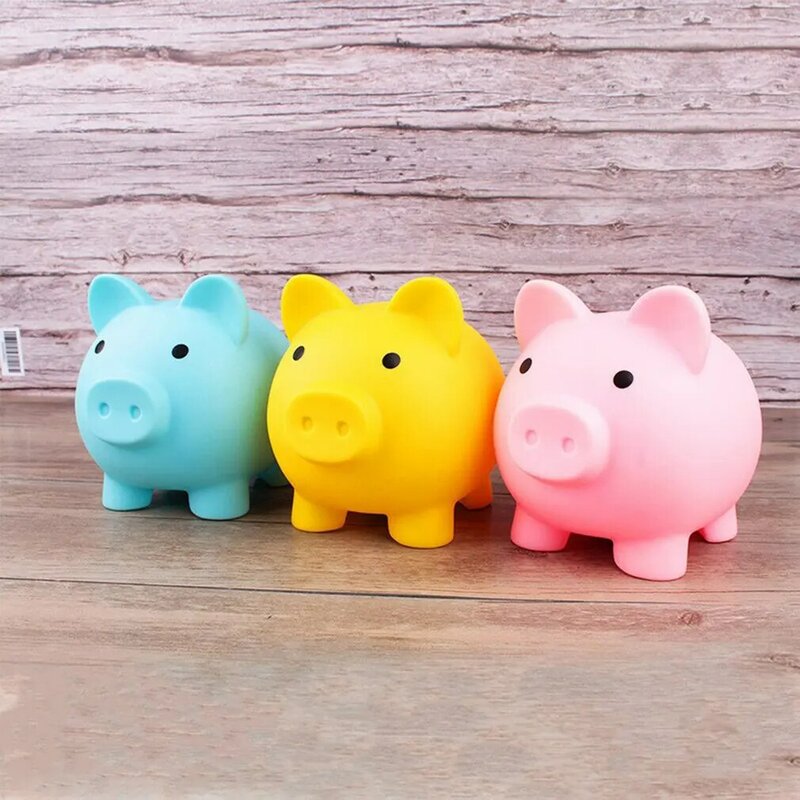 Pequeno Piggy Bank Caixas de Dinheiro De Armazenamento Crianças Brinquedos Home Decor Caixa de Poupança de Dinheiro Crianças Piggy Money Bank Presente Do Dia Dos Desenhos Animados