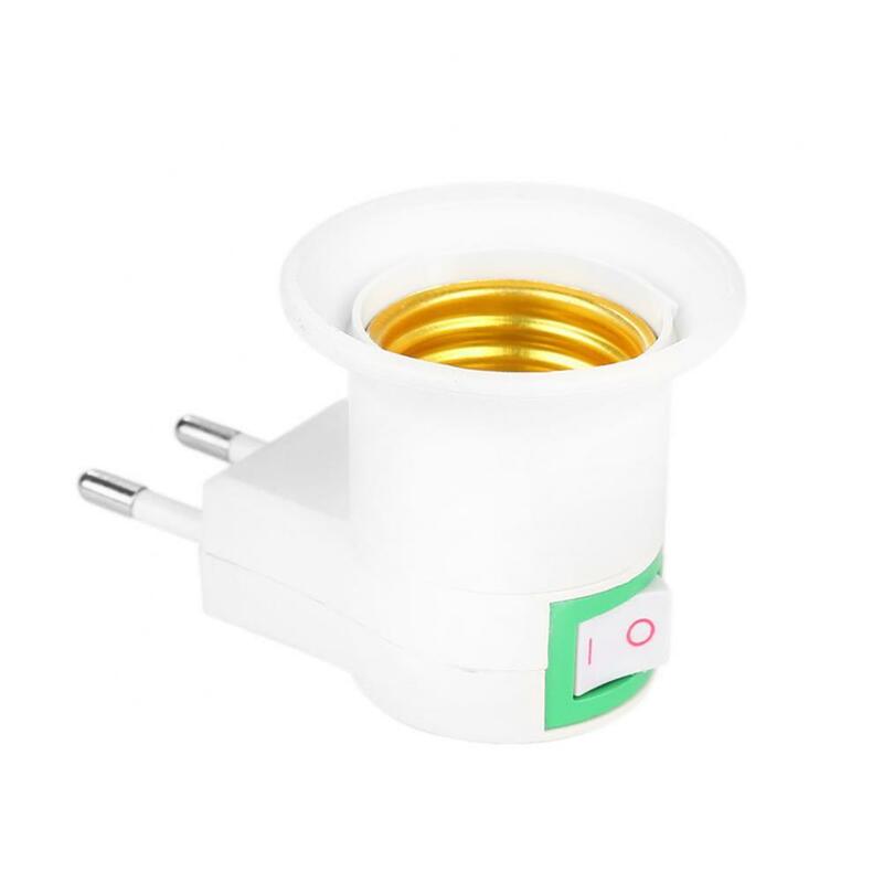 0.4a 110-220v Led Round Lamp Socket With Switch Wall Mounted E27 Nozzle Switch On Off Lamp Socket