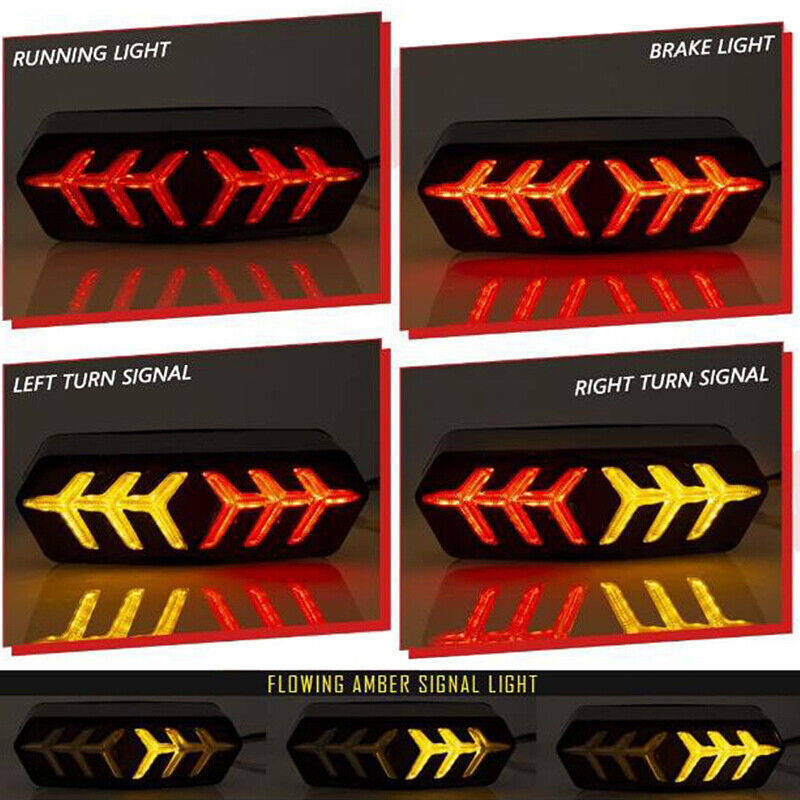 Luces traseras LED para coche, intermitentes para Honda MSX125, GROM125, CB650F, CBR650F, CTX700, CTX700N, CTX700DCT