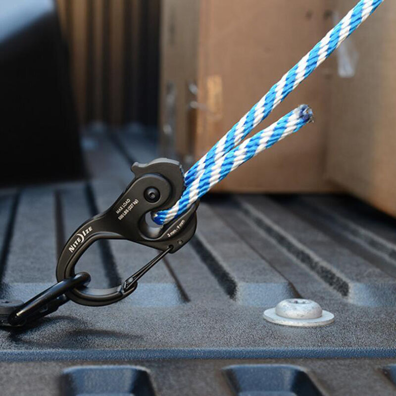 NiteIze CamJam Cartier cordino autobloccante hook up alluminio legato quick up Lock strumenti per fibbia in corda di trasporto