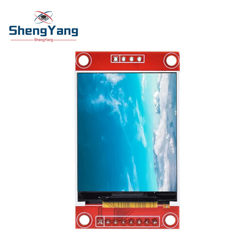 TFT LCD Módulo de Tela para Arduino, SPI Interface, 128x160 Resolução, 16Bit, RGB 4 IO, ST7735, ST7735S Driver, 1.8"