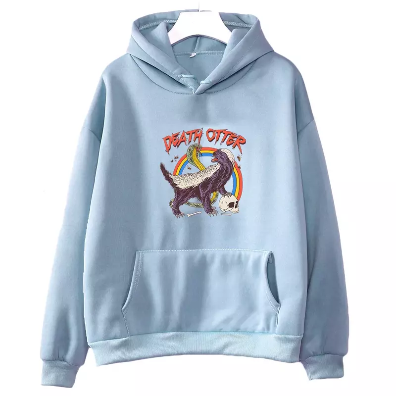 Otters Printed Hoodie High Quality Fleece Sweatshirts Original Pattern Hoody Women/men Autumn Winter Sweatwear Anime Clothes