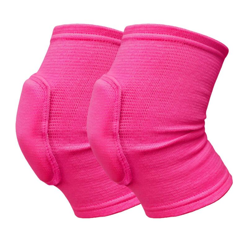 2pcs/set Sports Compression Knee Pads Elastic Knee Protector Thickened Sponge Knees Brace Support For Dancing Workout Training