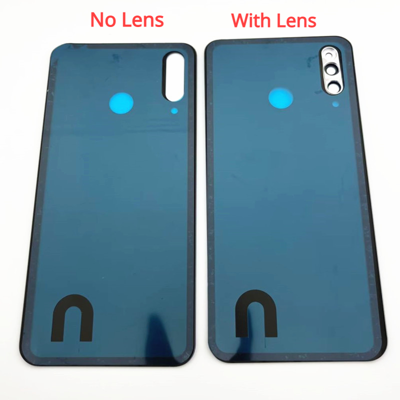 New For Huawei P30 Lite Nova 4e P30Lite Rear Door 3D Panel Housing Case Adhesive +Camera Lens Replace Glass Battery Back Cover