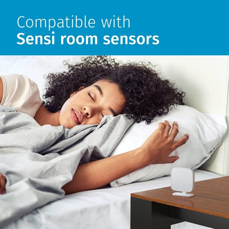 Sensi Touch 2-Thermostat Intelligent avec Écran Tactile, Affichage de Documents, Programmable, Wi-Fi, Confidentialité des Données, Application Mobile, Bricolage Facile