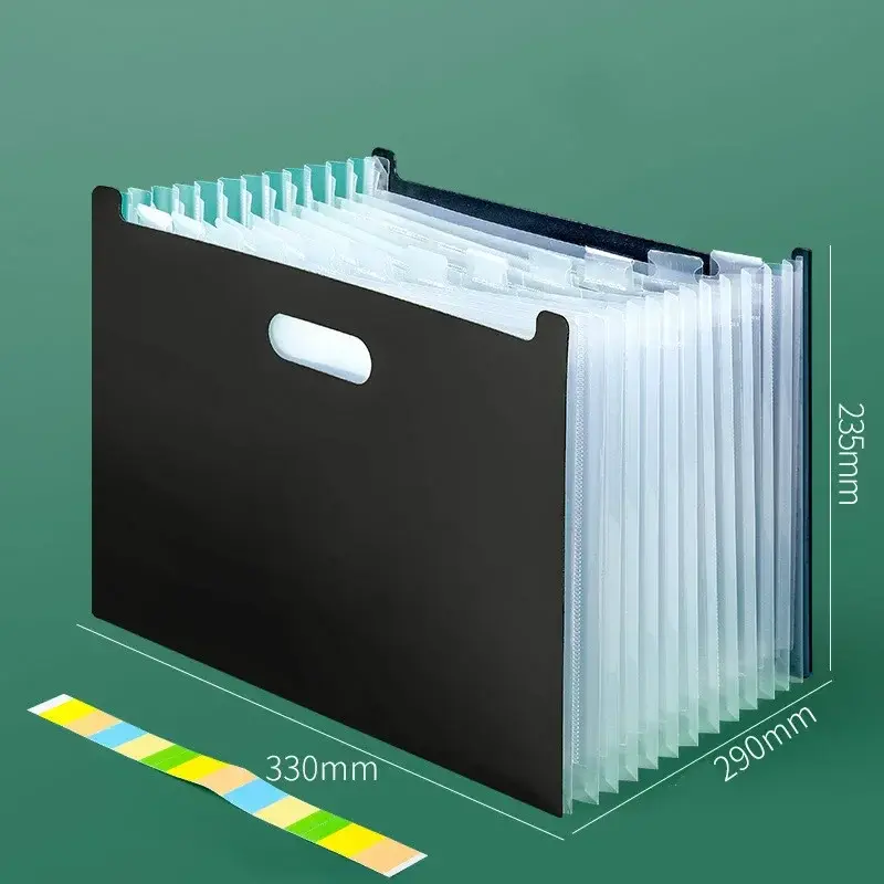 Meja A4 File Folder multilapis dokumen pemegang kertas Desktop kapasitas besar Organizer penyimpanan pengarsipan sekolah alat tulis kantor