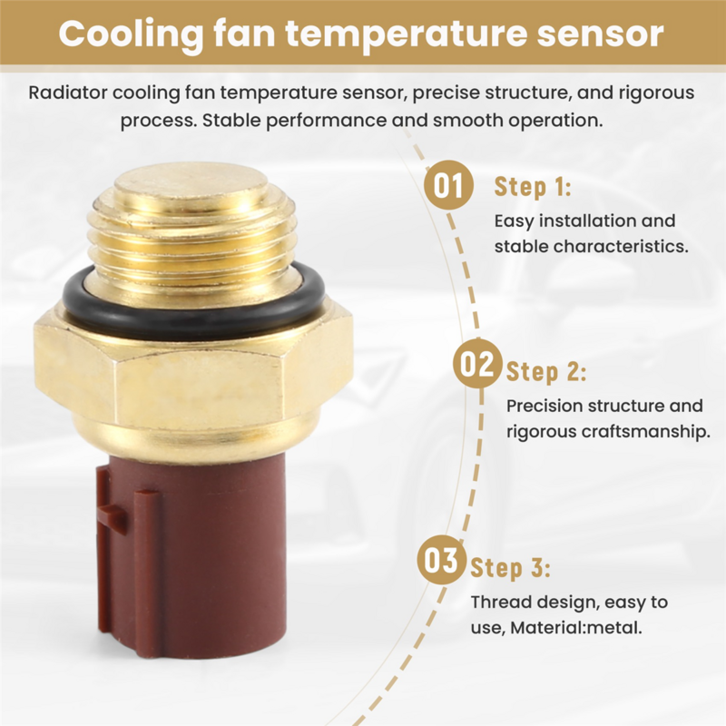 Radiator Cooling Fan Switch Sensor for 1992-2005 1.3L 1.5L 1.6L 1.7L