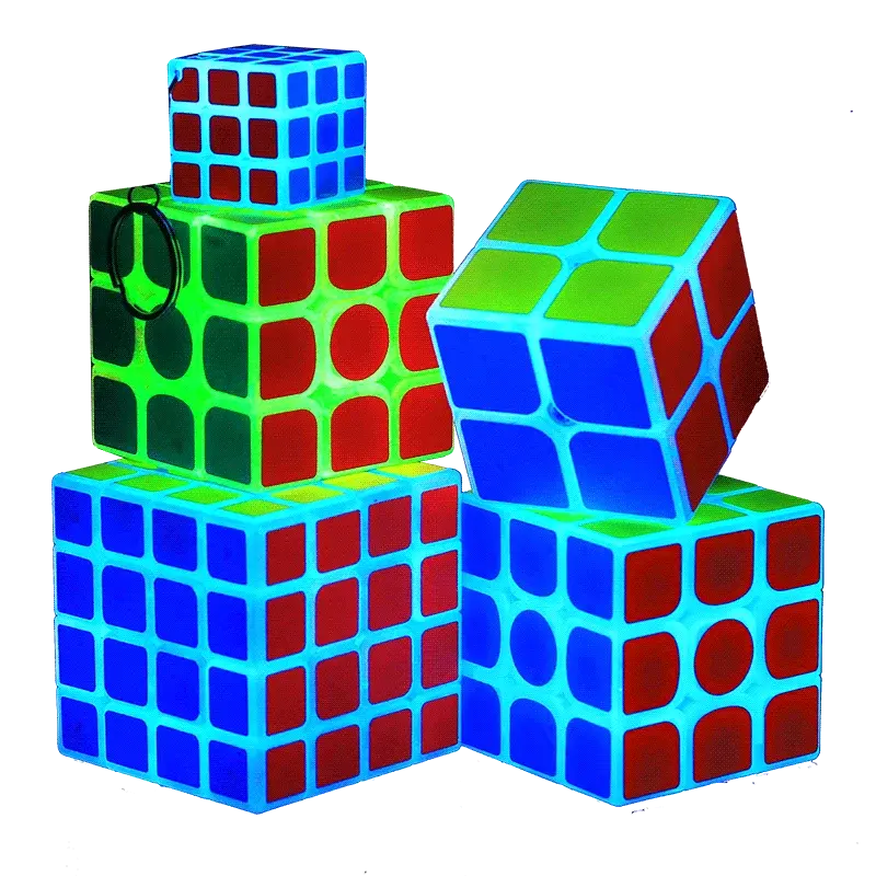 Bercahaya Cube 3 Tahap Bercahaya Sihir Kubus Mainan Edukasi Anak Permainan-Tertentu