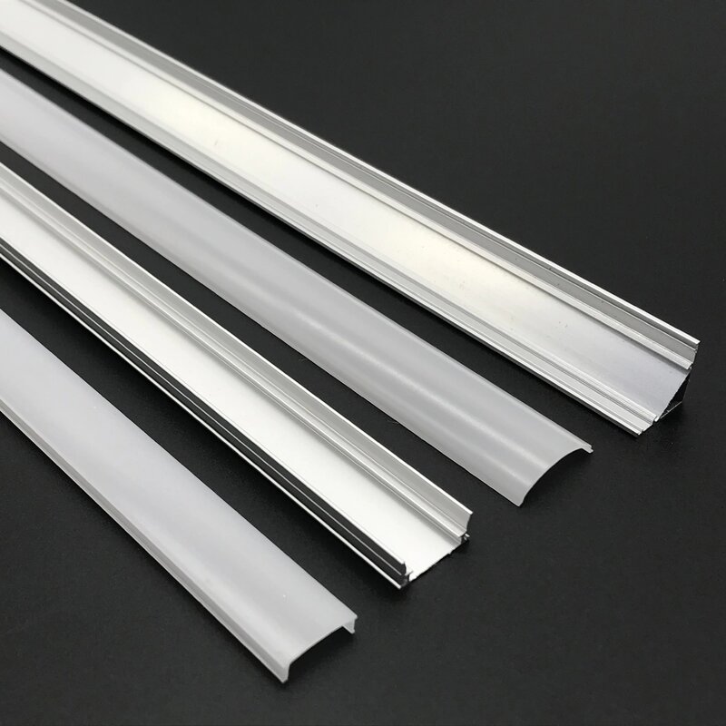1-30 Teile/los 50cm Perfil Aluminio Led Ecke Aluminium Profil Kanal Halter für LED Streifen Licht Bar Schrank lampe Küche Schrank