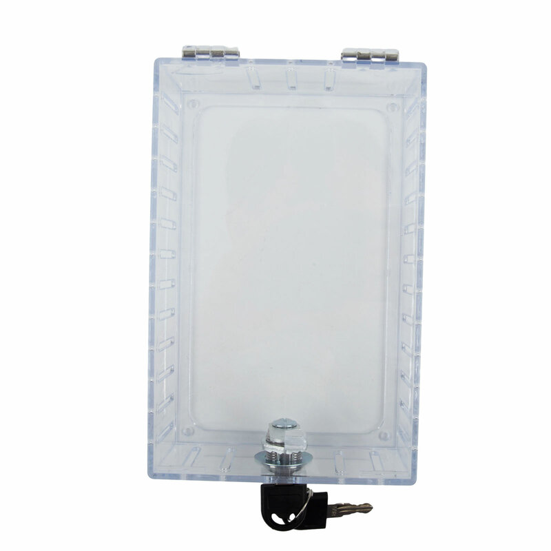 1pcs Brand New Convenient Churches Homes Acrylic Box Lock Box Durable Easy To Install High Quality PS Material