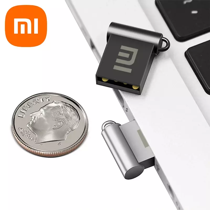 Xiaomi-Metal USB 3.0 Flash Drives, Pendrive de alta velocidade, Transmissão de dados, 2TB, 1TB