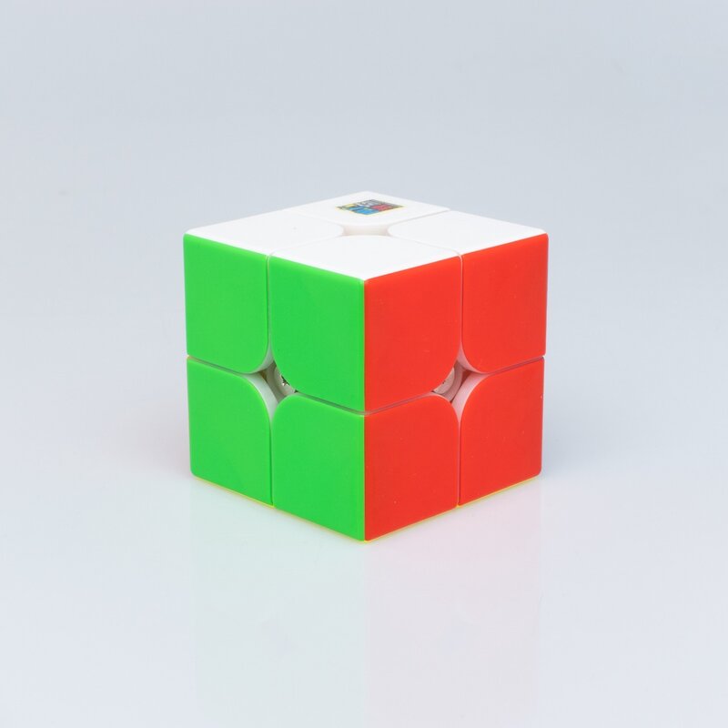 Moyu-Cubo de velocidad mágico magnético RS2M 2022 V2 M, juguetes Fidget profesionales sin pegatinas, MOYU Rs2m 2x2 V2, Cubo mágico, rompecabezas