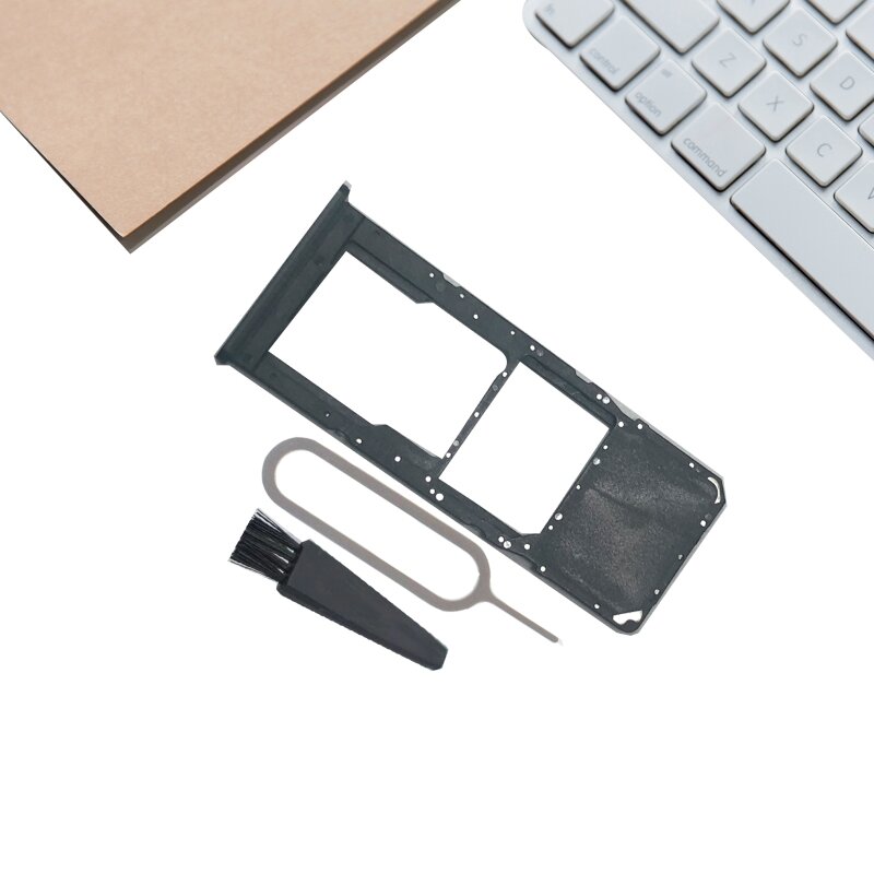 New SIM Card Tray Holder Slot SD Card Slot Replacement Compatible for A12 A125U A125U1 S127DL Mobile Phone Accessories