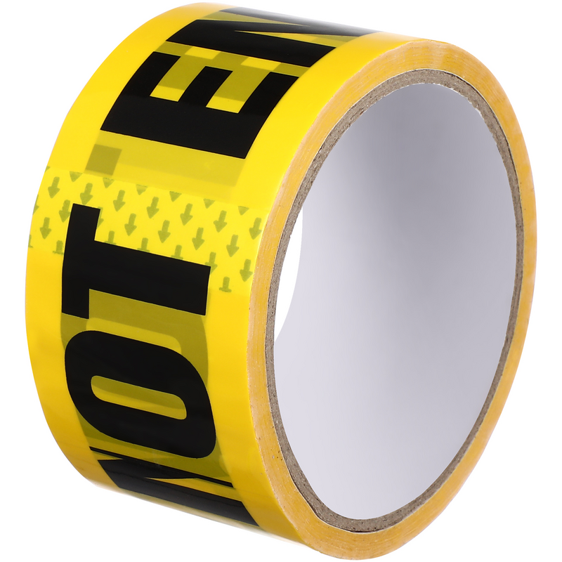 DO NOT ENTER Safety Tape Wear-resistant Safe Self Adhesive Sticker PVC Warning Tape for Walls Floors Pipes