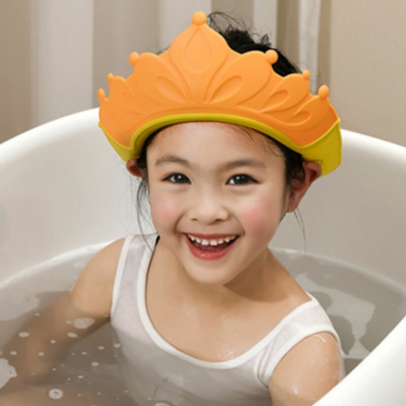 Czapka urocza dziecięca chroni pokrowiec na główkę wodoodporną kreskówkową czepek niemowlęcy pod prysznic kąpielową dla dzieci czepek pod prysznic zatyczka do szamponu kapelusz do mycia włosów