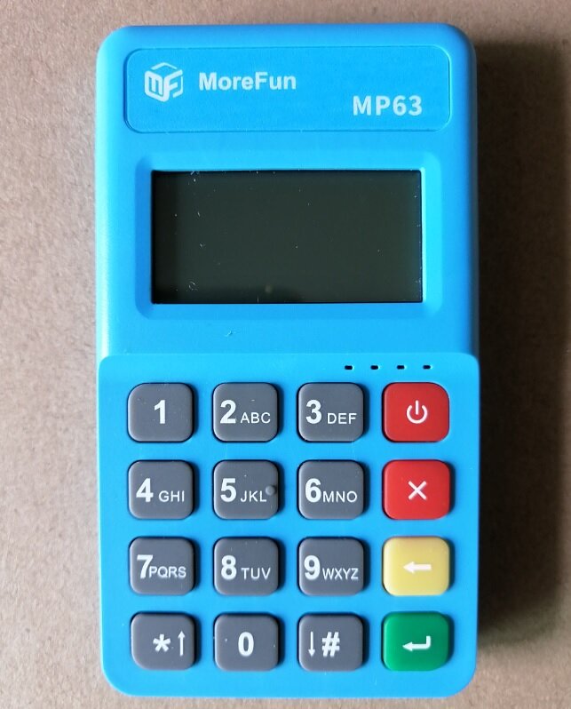 All in One MSR EMV NFC mPOS MP63 dengan terminal POS Mini ponsel Bluetooth