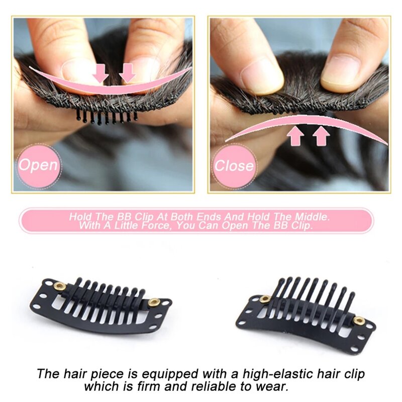 SC Women Clip In Hair Air Bangs Thin Fake Fringes Natural Straigth Neat Hair Bang  For Girls Natural Invisible Human Hair Bangs