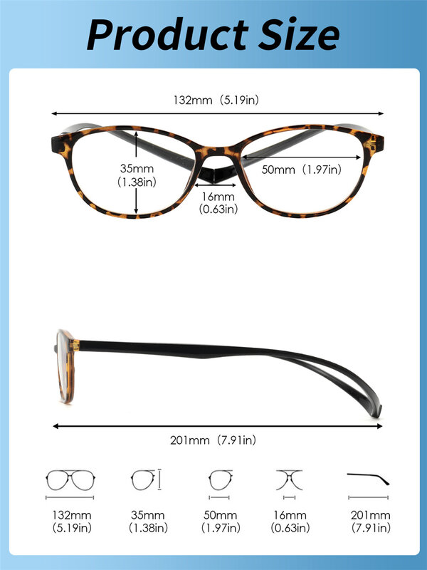 JM Magnet Temple gafas de lectura redondas para hombres y mujeres, luz azul, Vintage, dioptrías, lupa, gafas para presbicia