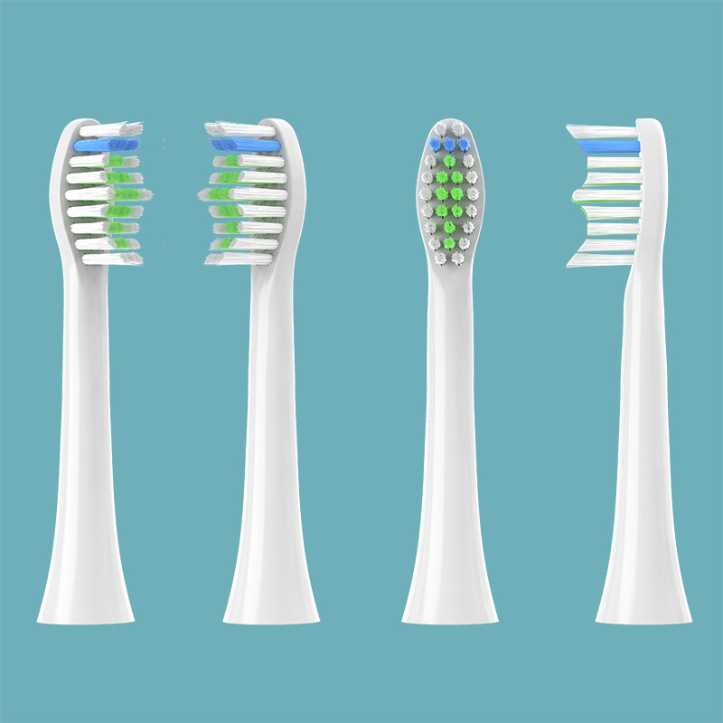 10 pçs dupont cabeças de escova saúde inteligente escova de dentes elétrica para doxo substituir deeping cabeças limpas escova dental branqueamento