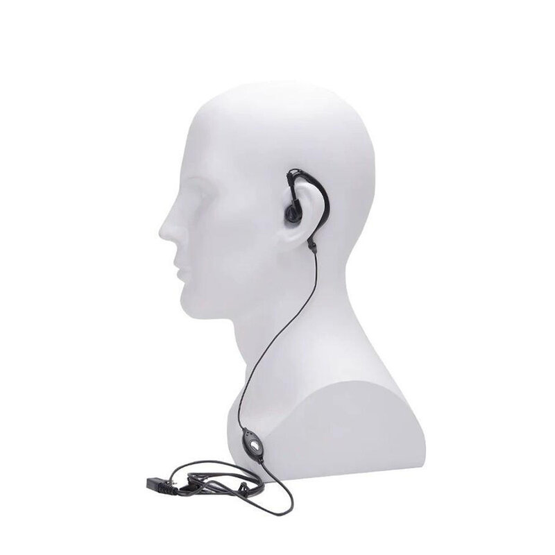 Baofeng-Walkie Talkie Headset, Wired dois sentidos Ham rádio fone de ouvido, K-Plug, BF-888S, UV5R, Walkie-Talkie Acessórios, Novo