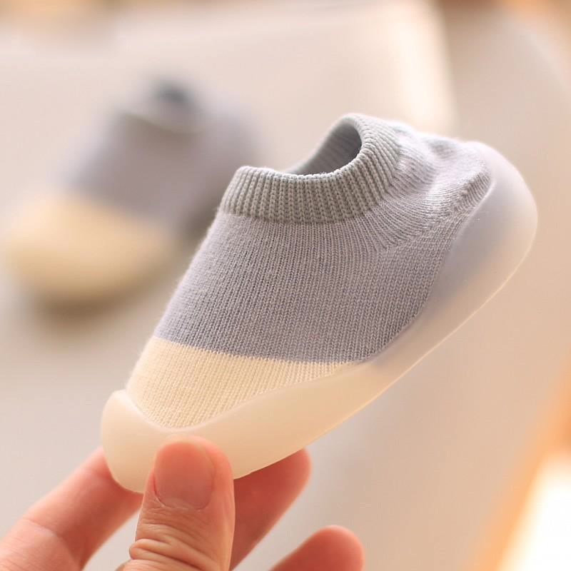 Baby Socks Shoes Infant Color Matching Cute Kids Boys Shoes Doll Soft Soled Child Floor Sneaker BeBe Toddler Girls First Walkers