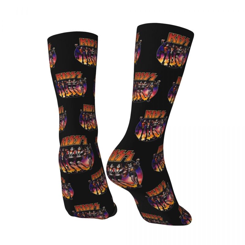 Носки для взрослых KISS (винтажный дизайн), носки унисекс, мужские носки, женские носки