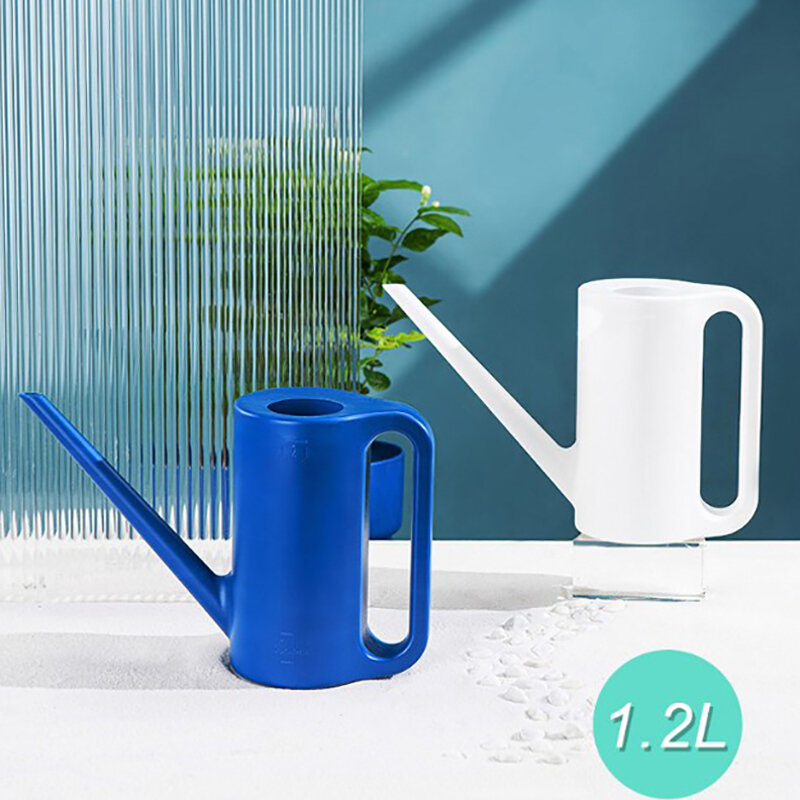 1PC Long Mouth Flowers Watering Can Plastic Plants Watering Pot Home Drink Bottle Spray Nozzle Sprinkler Garden Supplies Simple