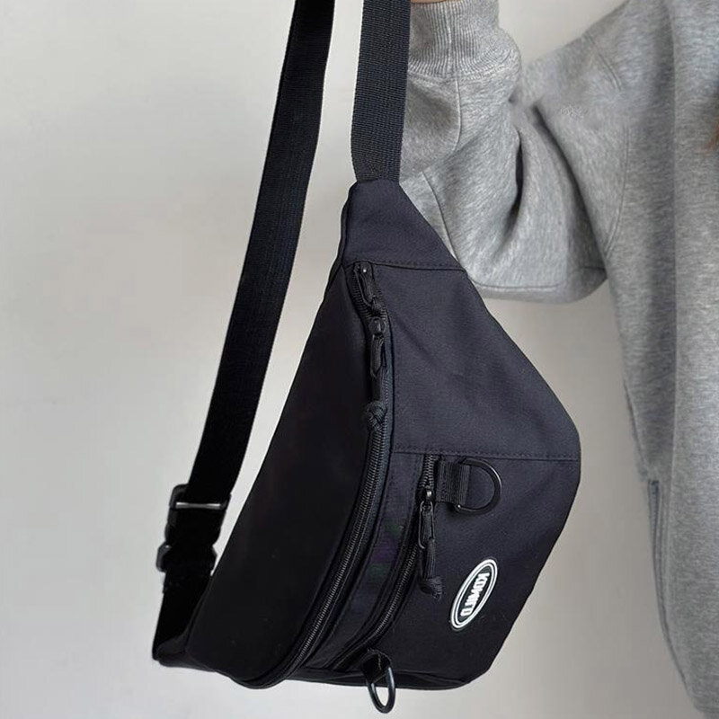 New Nylon Waist Bag Korean Version Fashionable Women's High-Quality Hiking And Mountaineering Portable Travel Crossbody Backpack