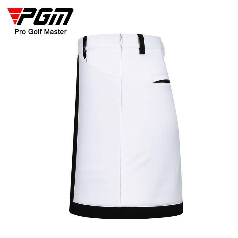 Женская юбка для гольфа PGM, Спортивная юбка для девушек с разрезом и подкладкой с защитой от загрязнений, одежда для гольфа для женщин, модель QZ079