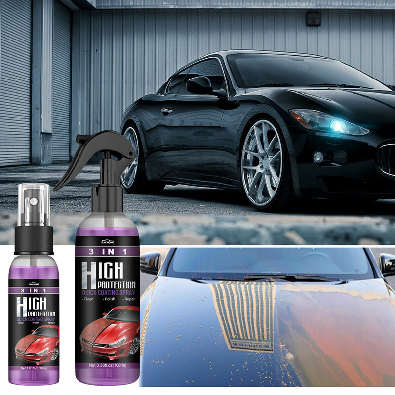 Pintura en aerosol para coche, reparación de eliminación rápida de arañazos, marcas de remolino, restauración de brillo