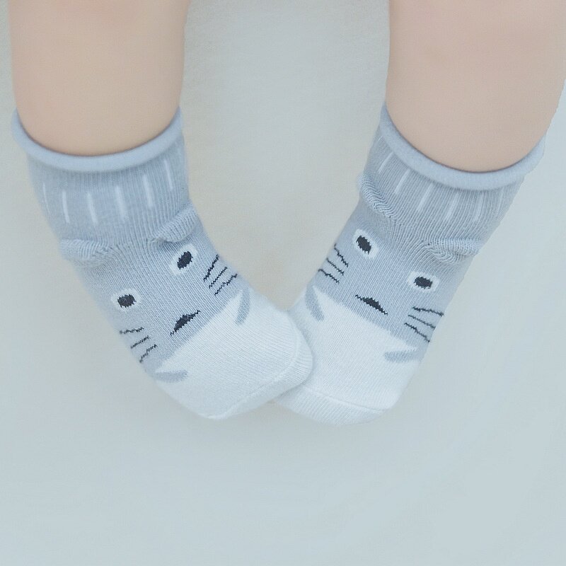 Симпатичные Мультяшные детские носки для пола Детские дозирующие Нескользящие Детские свободные фонарики