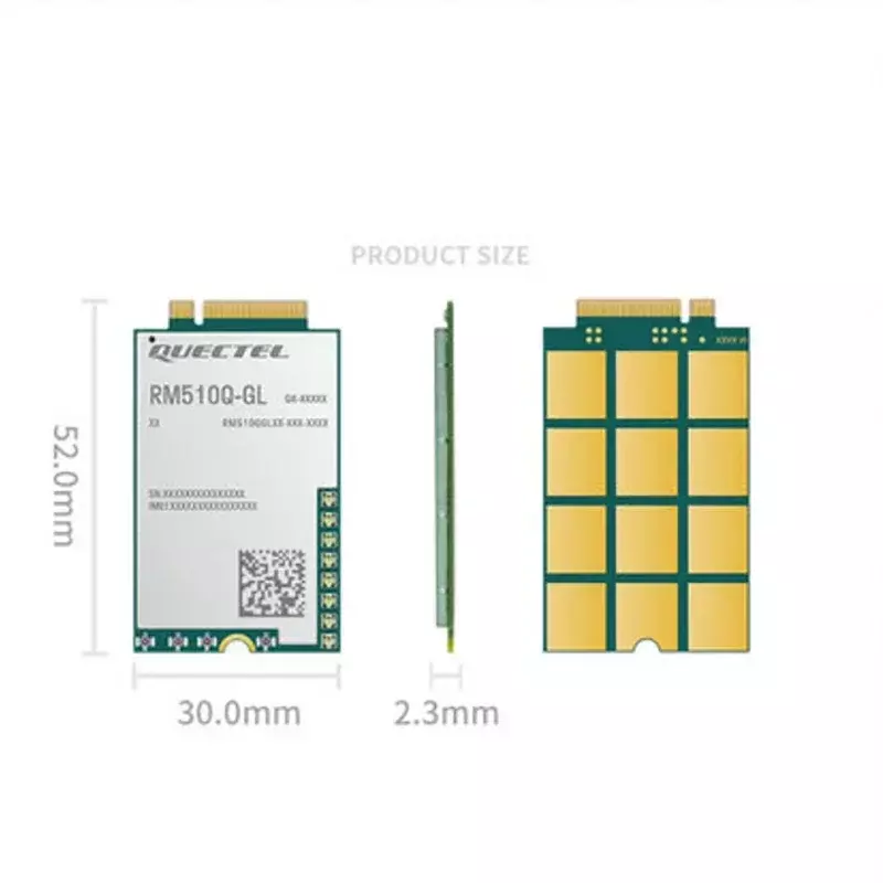 Quectel-RM510Q-GL, 5G, sub-6GHz mmWave M.2, versión Global, MIMO integrado, eSIM, nuevo