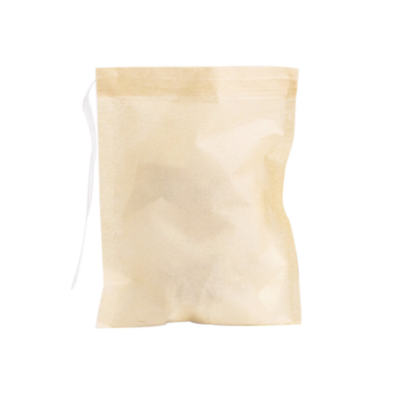 Bolsas de té con cordón de papel Biodegradable, filtro ecológico, bolsas de té vacías, polvo de hojas sueltas, medicina Herbal, 100 Uds.