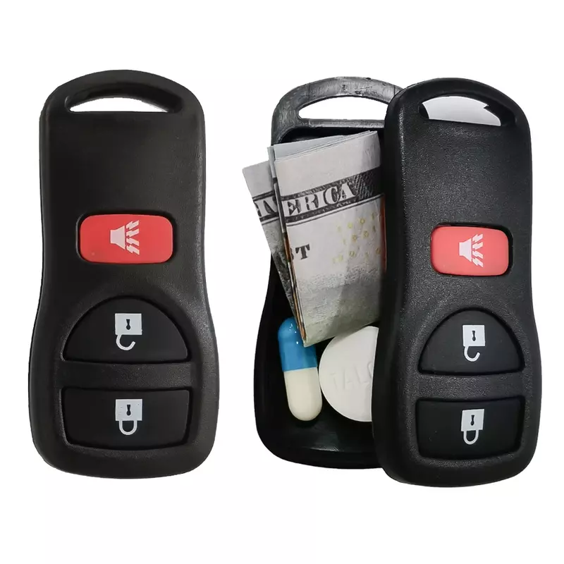 EDC صندوق المال الخاص تحويل مفتاح السيارة آمنة خفيفة الوزن المحمولة علب المخفية المخفية مقصورة سرية قفل الحاويات التخزين