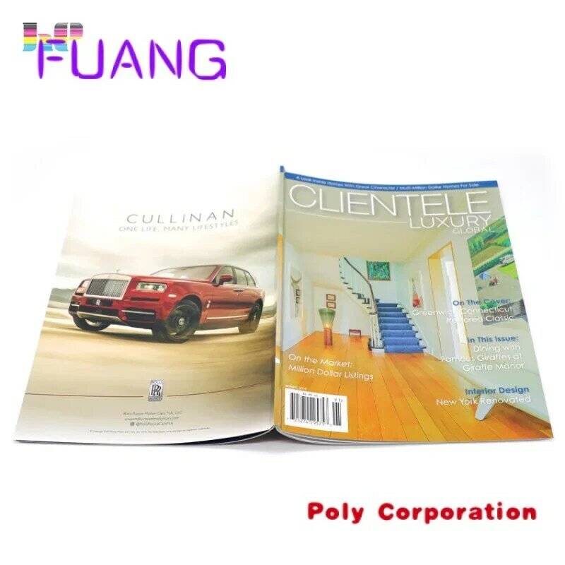 Custom Professional Publishing Offset Printing Booklet Magazine brosur katalog foto memasak kertas cetak buku