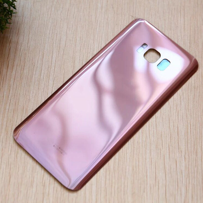 Für Samsung Galaxy S8 plus Zurück Abdeckung 3D Glas Batterie Fall für Samsung S8 S8 + Gehäuse Abdeckung Ersatz + klebstoff Aufkleber